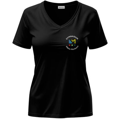 GymMo T-Shirt (Women) | Rundes Logo, mehrfarbig