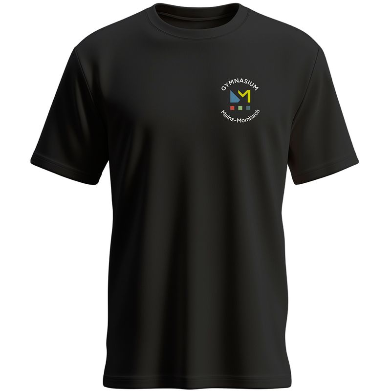 GymMo T-Shirt (Men) | Rundes Logo, mehrfarbig