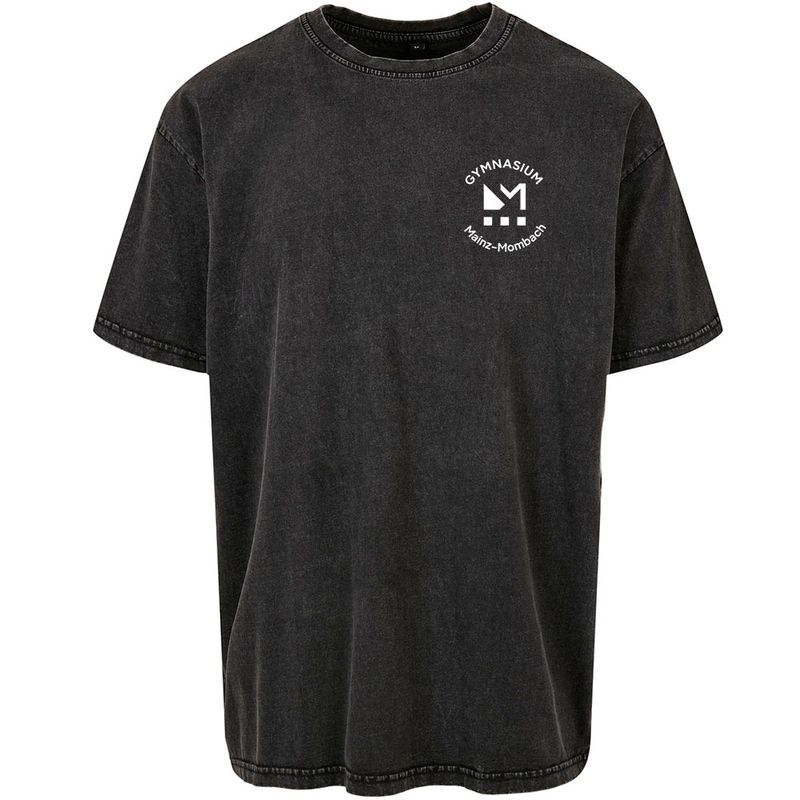 GymMo GymMo "Acid Washed" T-Shirt (Unisex) | Rundes Logo, einfarbig