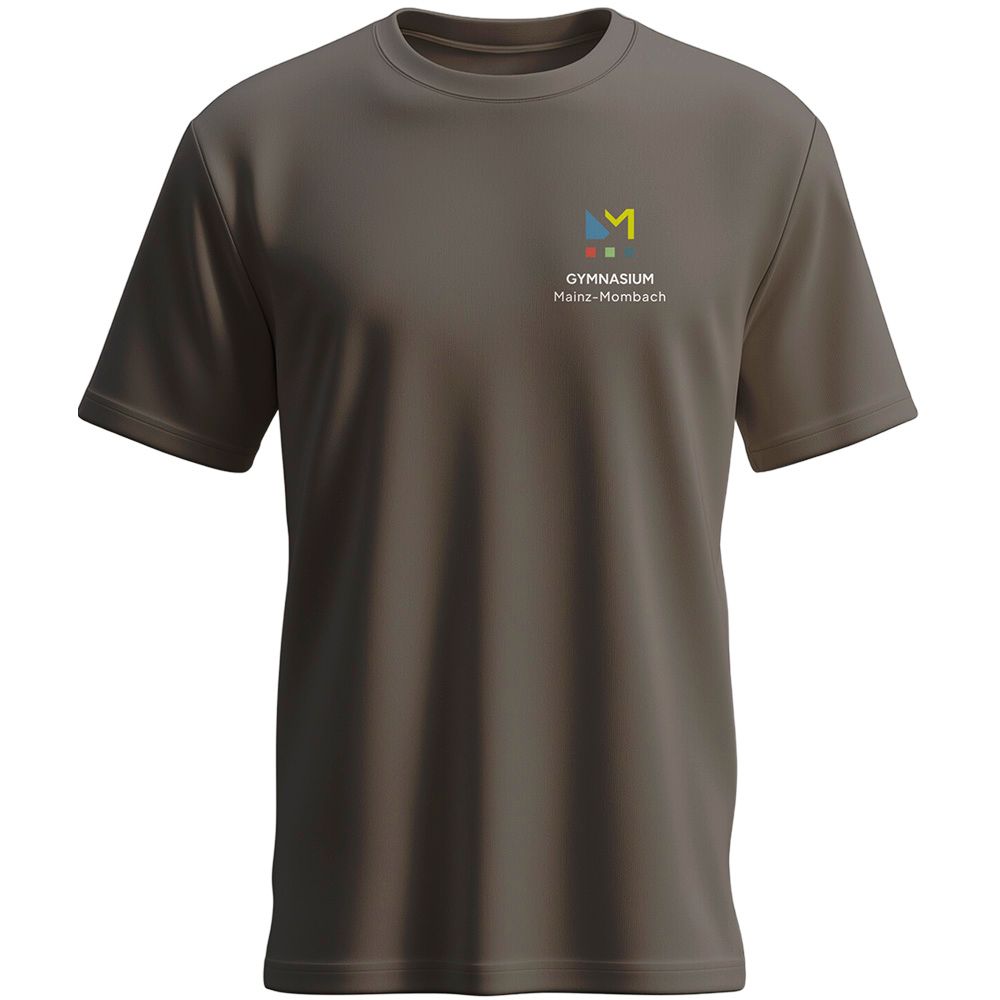 GymMo T-Shirt (Men) | Eckiges Logo, mehrfarbig