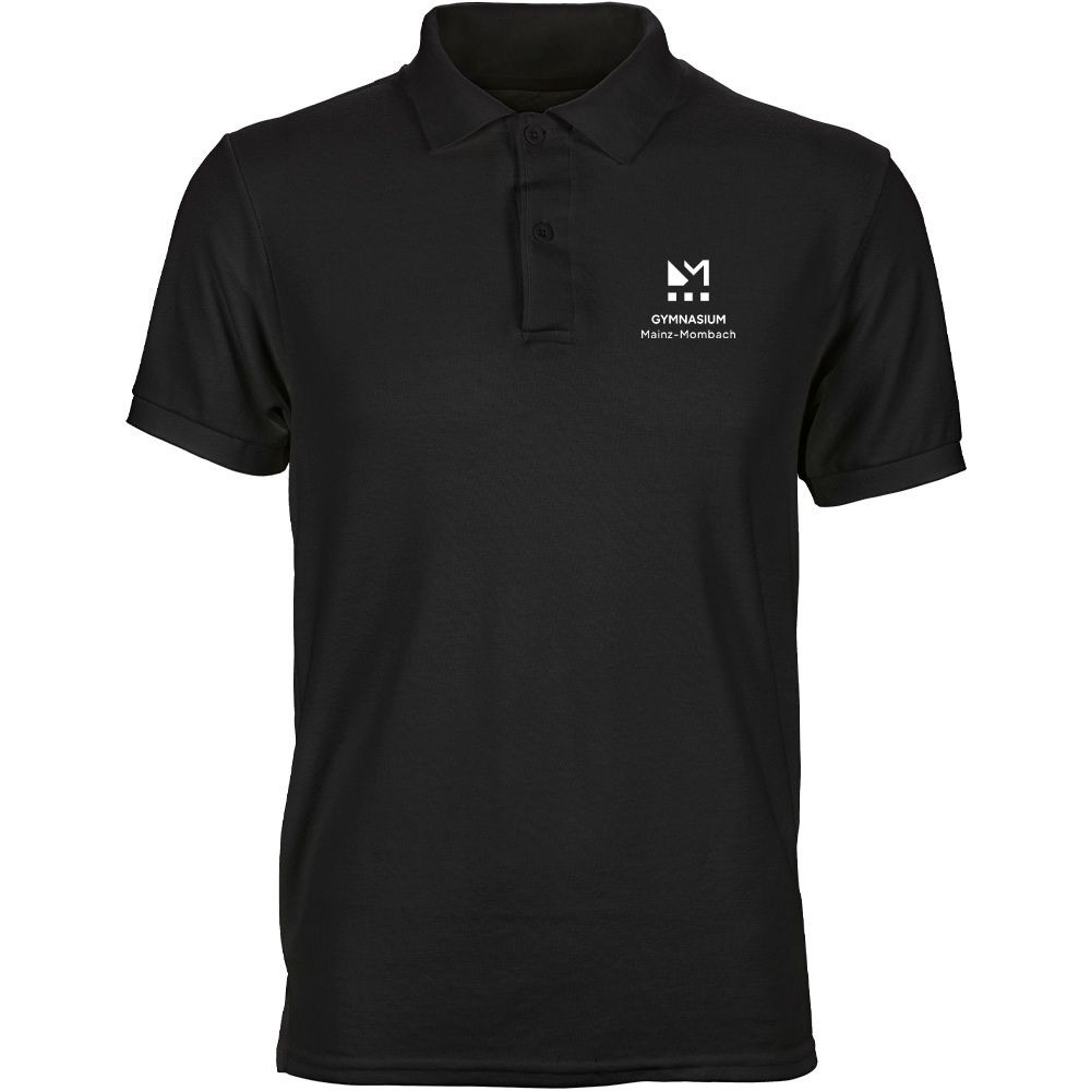 GymMo Poloshirt (Unisex) | Eckiges Logo, einfarbig