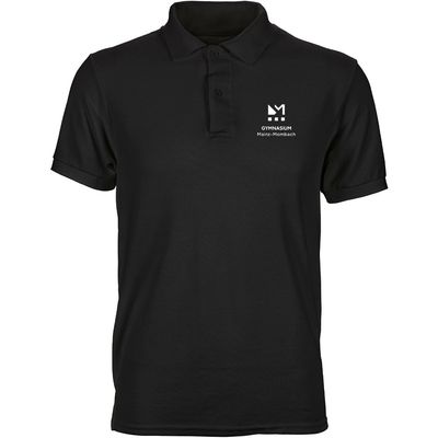 GymMo Poloshirt (Unisex) | Eckiges Logo, einfarbig GymMo Poloshirt (Unisex) | Eckiges Logo, einfarbig