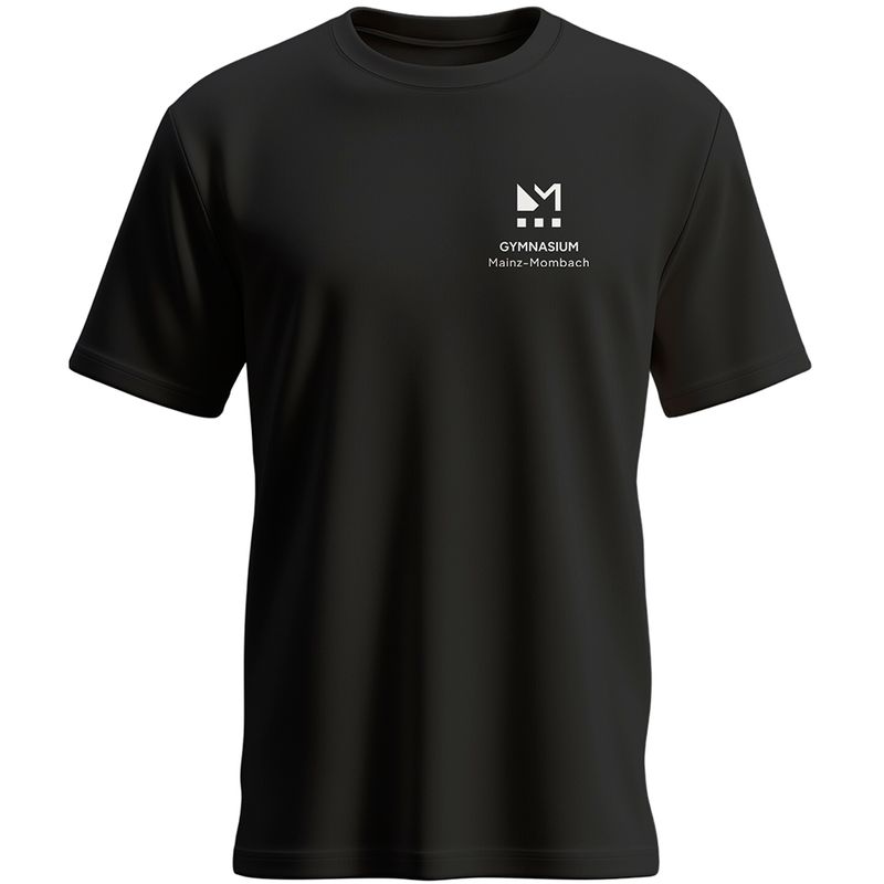 GymMo T-Shirt (Men) | Eckiges Logo, einfarbig