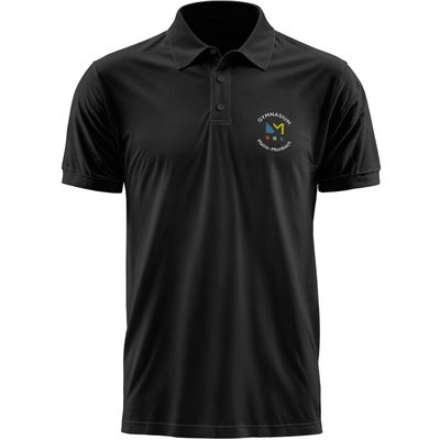 GymMo Poloshirt (Unisex) | Rundes Logo, mehrfarbig