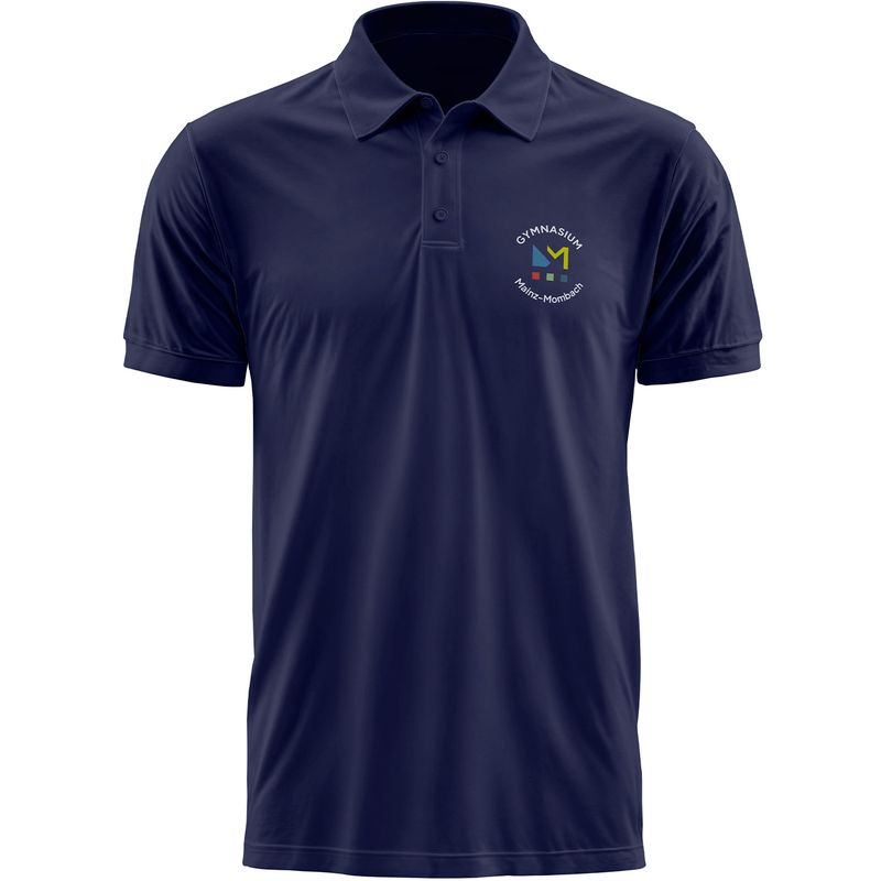 GymMo Poloshirt (Unisex) | Rundes Logo, mehrfarbig