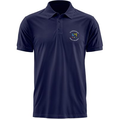 GymMo Poloshirt (Unisex) | Rundes Logo, mehrfarbig