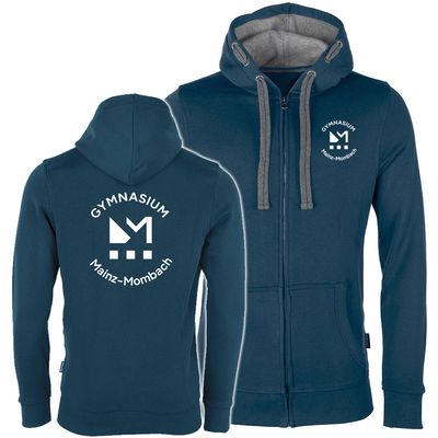 GymMo Luxury Zip-Jacket (Unisex) | Rundes Logo, einfarbig GymMo Luxury Zip-Jacket (Unisex) | Rundes Logo, einfarbig