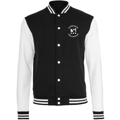 GymMo Collegejacke (Unisex) | Rundes Logo, einfarbig GymMo Collegejacke (Unisex) | Rundes Logo, einfarbig