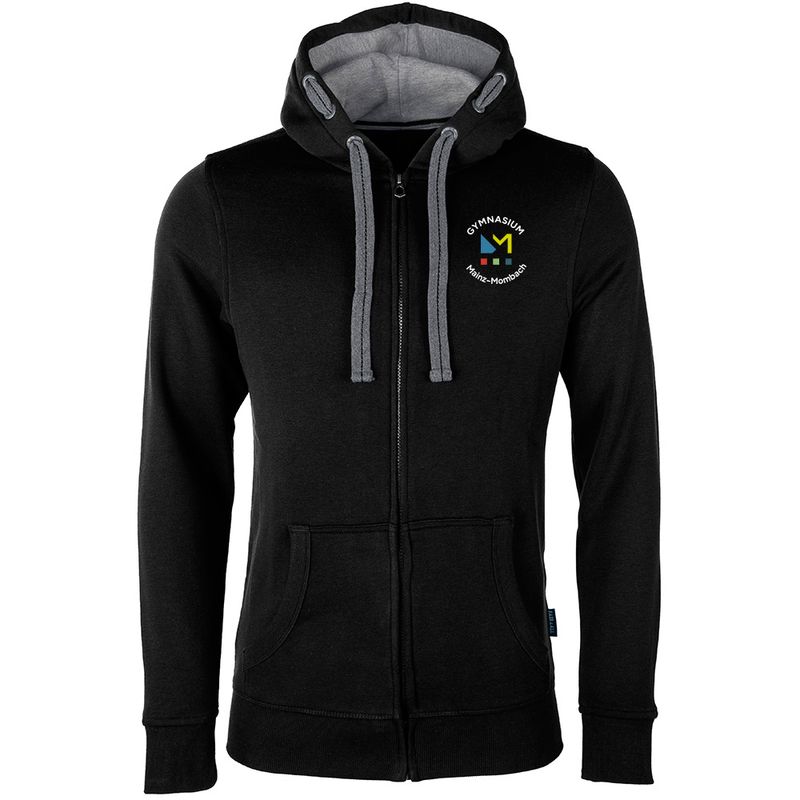 GymMo Luxury Zip-Jacket (Unisex) | Rundes Logo, mehrfarbig
