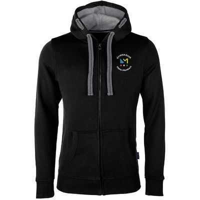 GymMo Luxury Zip-Jacket (Unisex) | Rundes Logo, mehrfarbig