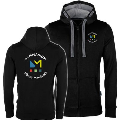 GymMo Luxury Zip-Jacket (Unisex) | Rundes Logo, mehrfarbig GymMo Luxury Zip-Jacket (Unisex) | Rundes Logo, mehrfarbig