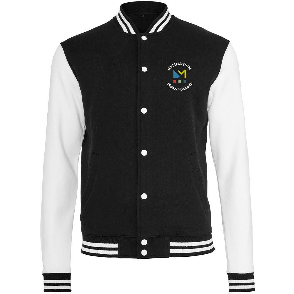 GymMo Collegejacke (Unisex) | Rundes Logo, mehrfarbig GymMo Collegejacke (Unisex) | Rundes Logo, mehrfarbig