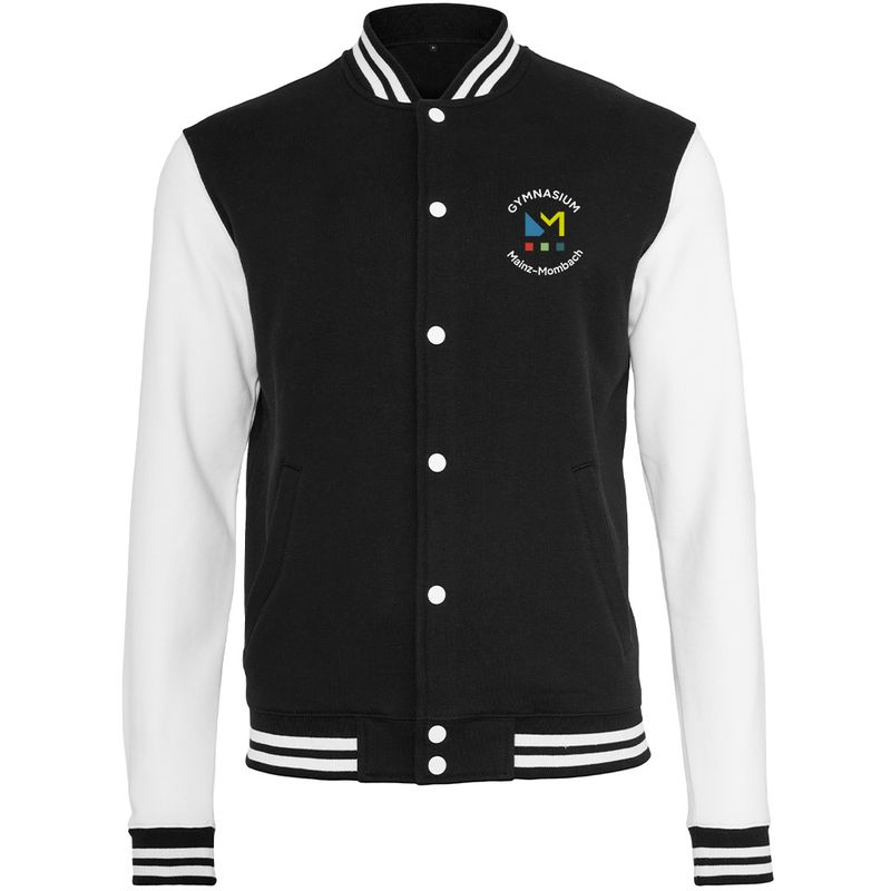 GymMo Collegejacke (Unisex) | Rundes Logo, mehrfarbig GymMo Collegejacke (Unisex) | Rundes Logo, mehrfarbig