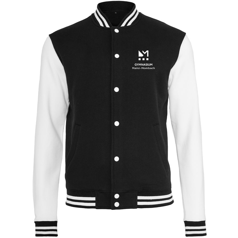 GymMo Collegejacke (Unisex) | Eckiges Logo, einfarbig GymMo Collegejacke (Unisex) | Eckiges Logo, einfarbig
