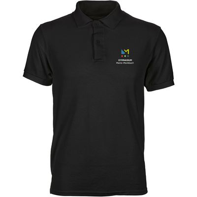 GymMo Poloshirt (Unisex) | Eckiges Logo, mehrfarbig GymMo Poloshirt (Unisex) | Eckiges Logo, mehrfarbig