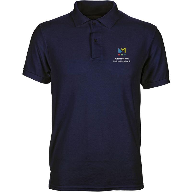 GymMo Poloshirt (Unisex) | Eckiges Logo, mehrfarbig