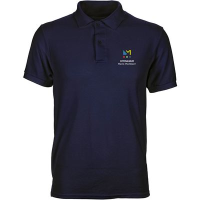 GymMo Poloshirt (Unisex) | Eckiges Logo, mehrfarbig