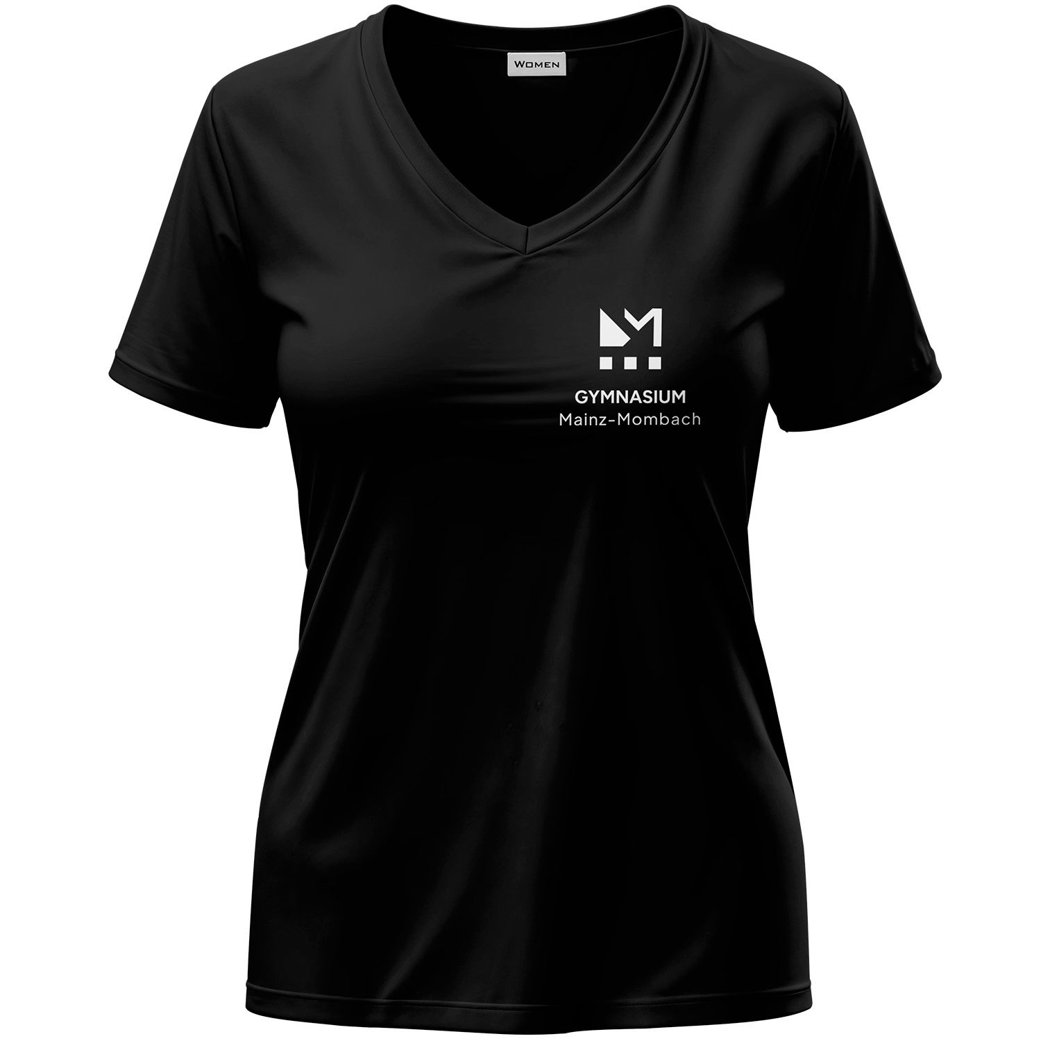 GymMo T-Shirt (Women) | Eckiges Logo, einfarbig