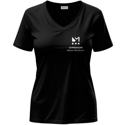 GymMo T-Shirt (Women) | Eckiges Logo, einfarbig