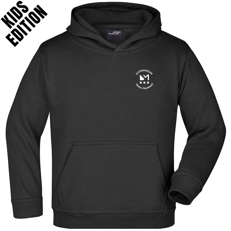 GymMo Hoodie (Kids Edition) | Rundes Logo, einfarbig