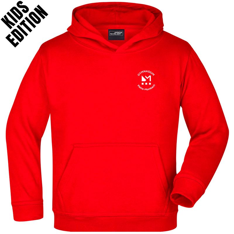 GymMo Hoodie (Kids Edition) | Rundes Logo, einfarbig GymMo Hoodie (Kids Edition) | Rundes Logo, einfarbig