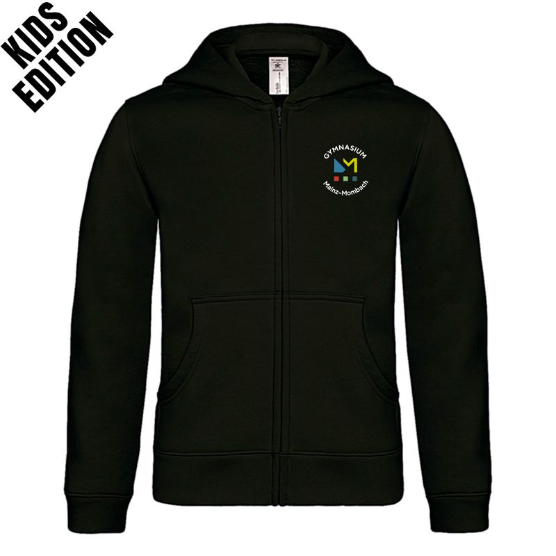 GymMo Zip-Hoodie (Kids Edition) | Rundes Logo, mehrfarbig GymMo Zip-Hoodie (Kids Edition) | Rundes Logo, mehrfarbig