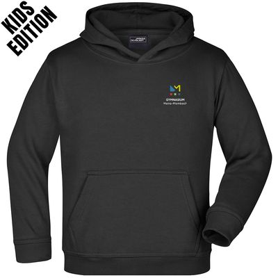 GymMo Hoodie (Kids Edition) | Eckiges Logo, mehrfarbig
