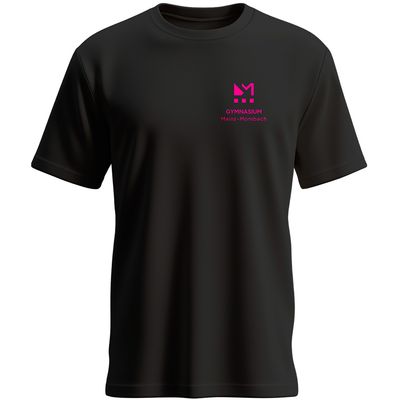 GymMo T-Shirt (Men) | Eckiges Logo, Neonfarbe
