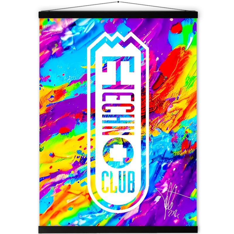 Technoclub "Colorful Explosion" FineArt-Print auf Leinwand oder Seidenraster-Fotopapier