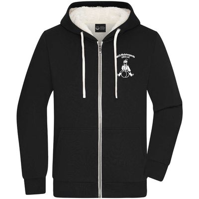 MCG Maletengarde 1953 e. V. - MCG-Icon einfarbig Sherpa-Zip-Hoodie (Unisex)