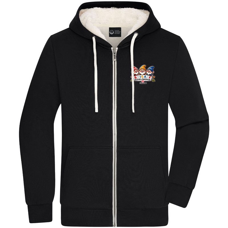 Brigade Kisselzwerge Zip-Jacket mit kuscheligem Sherpa-Futter (Teddy-Look)