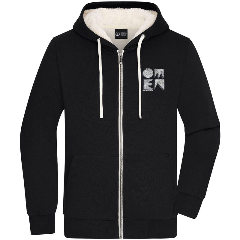 OMEN Frankfurt Zip-Jacket mit kuscheligem Sherpa-Futter (Teddy-Look) | Design: Quadrat Logo
