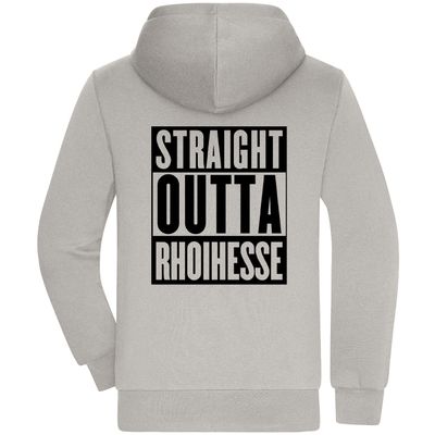 "Straight outta Rhoihesse" Zip-Jacket mit kuscheligem Sherpa-Futter (Teddy-Look)