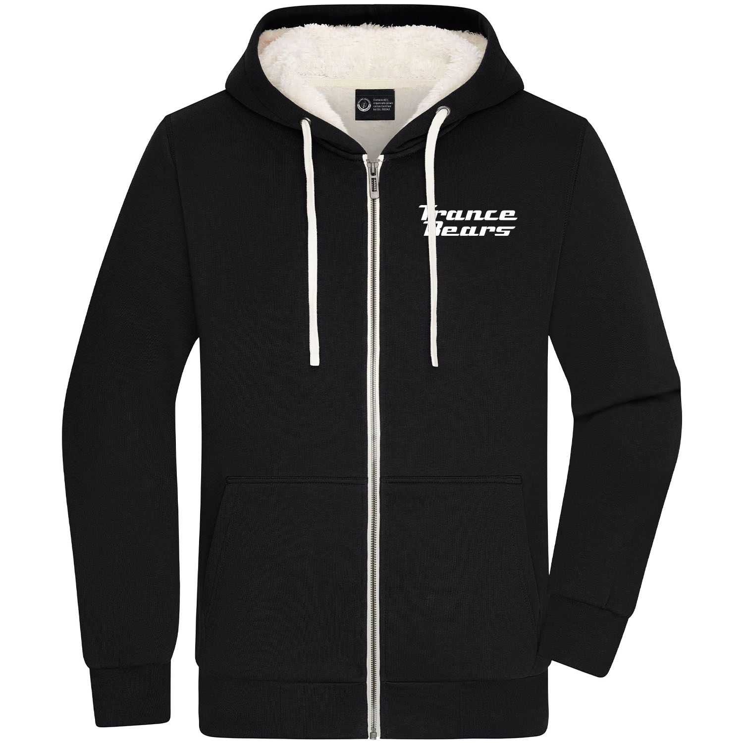 Trance Bears Zip-Jacket mit kuscheligem Sherpa-Futter (Teddy-Look)