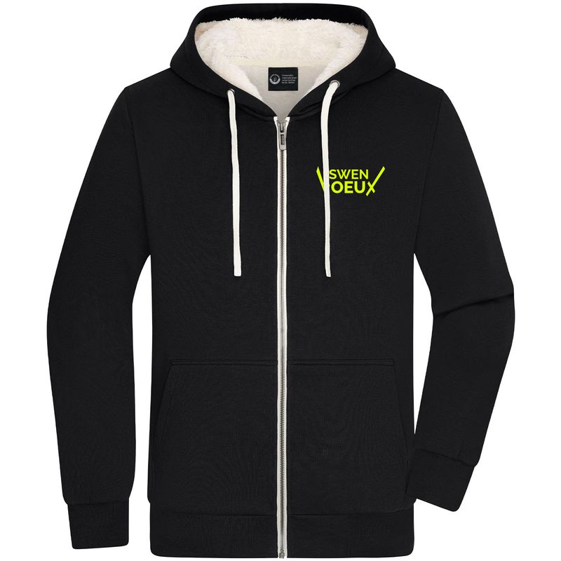 Swen Voeux Zip-Jacket mit kuscheligem Sherpa-Futter (Teddy-Look)