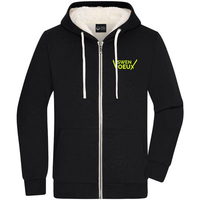 Swen Voeux Zip-Jacket mit kuscheligem Sherpa-Futter (Teddy-Look)