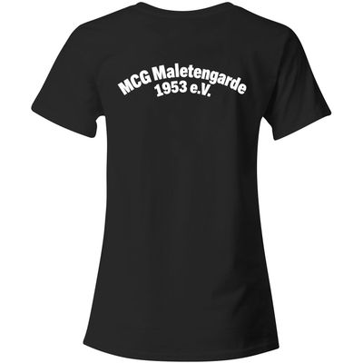 MCG Maletengarde 1953 e. V. - Hexe mit Ärmeldruck T-Shirt (Damen)