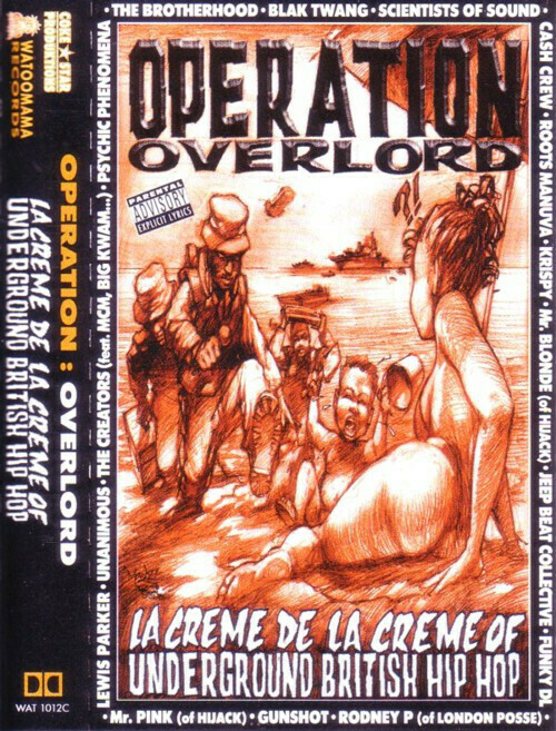[Cassette] Compilation &quot;OPERATION OVERLORD - La Crème De La Crème Of British Hip-Hop&quot; (1998)