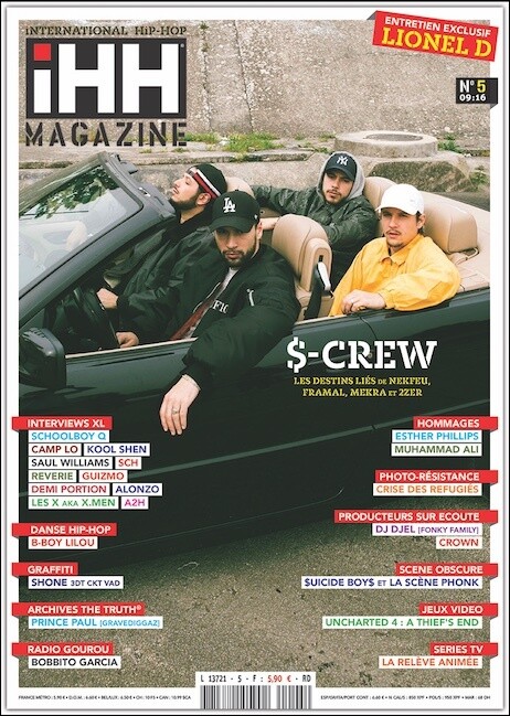 iHH™ MAGAZiNE n° 5 (issue #5) &gt;&gt; 116 pages !
S.CREW + etc.