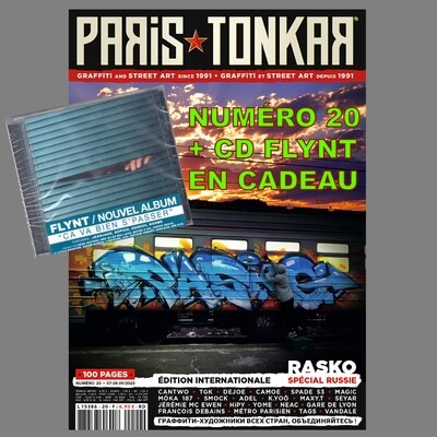 PARiS TONKAR™ iNTERNATiONAL  N° 20 + CD FLYNT "Ça Va Bien S'Passer" en CADEAU ! [Offre lecteurs iHH™ MAGAZiNE]