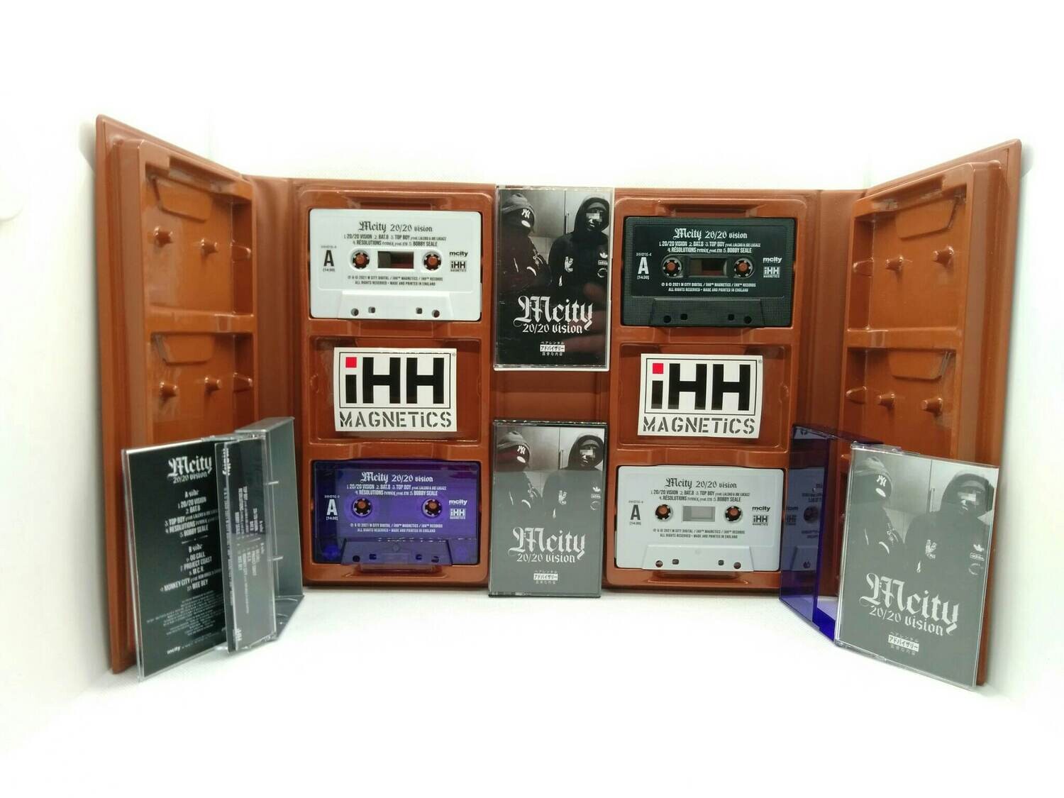 [PACK PRO] M CiTY &quot;20/20 Vision&quot; &gt;&gt;&gt; LES 4 CASSETTES (noir + blanc + violet + gris) + lien de téléchargement OFFERT