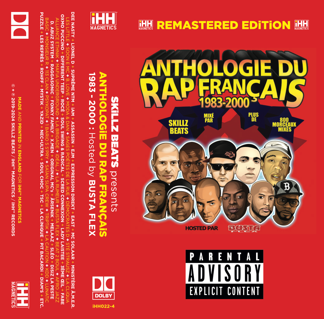 [&gt; CASSETTE &lt;]  SKILLZ BEATS &quot;Anthologie Du Rap Français&quot; &gt;&gt;&gt; Hosted by BUSTA FLEX [ÉDiTiON REMASTERiSÉE]  EXCLUSiF !