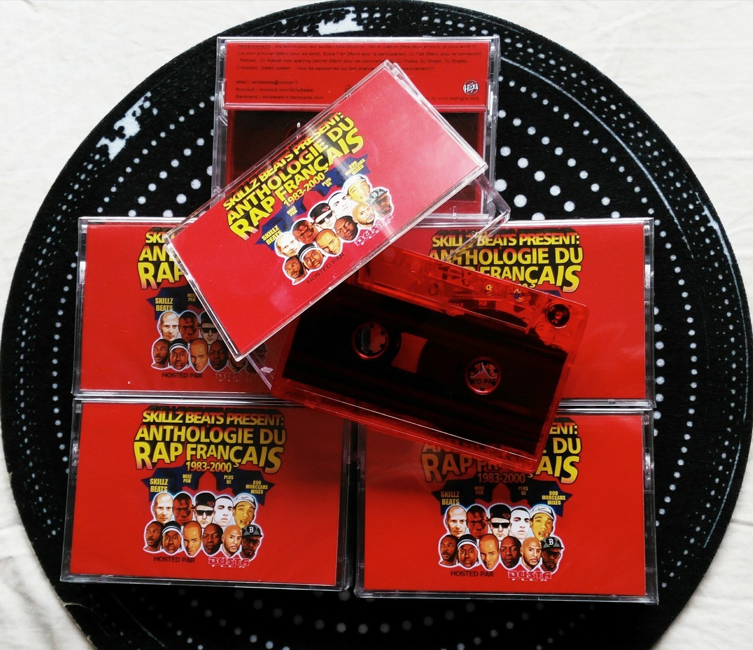 [Cassette] "SKILLZ BEATS present: ANTHOLOGIE DU RAP FRANÇAIS" hosted by BUSTA FLEX (audio tape)
