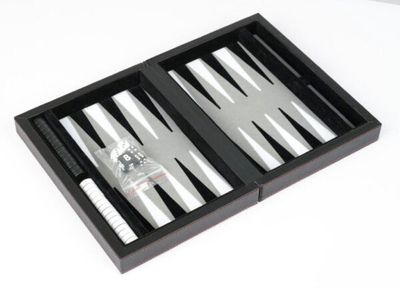 Dal Rossi Travel Magnetic Backgammon 9&quot;