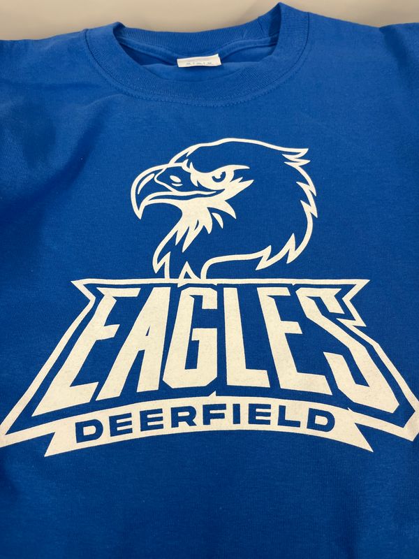 Deerfield (BLUE) t-shirt -- Youth L
