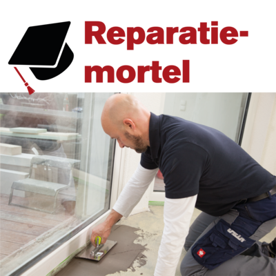 Standvast reparatiemortel