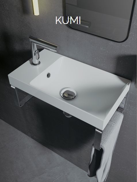 LAVABO KUMI (el modelo kumi incluye los soportes en el precio)