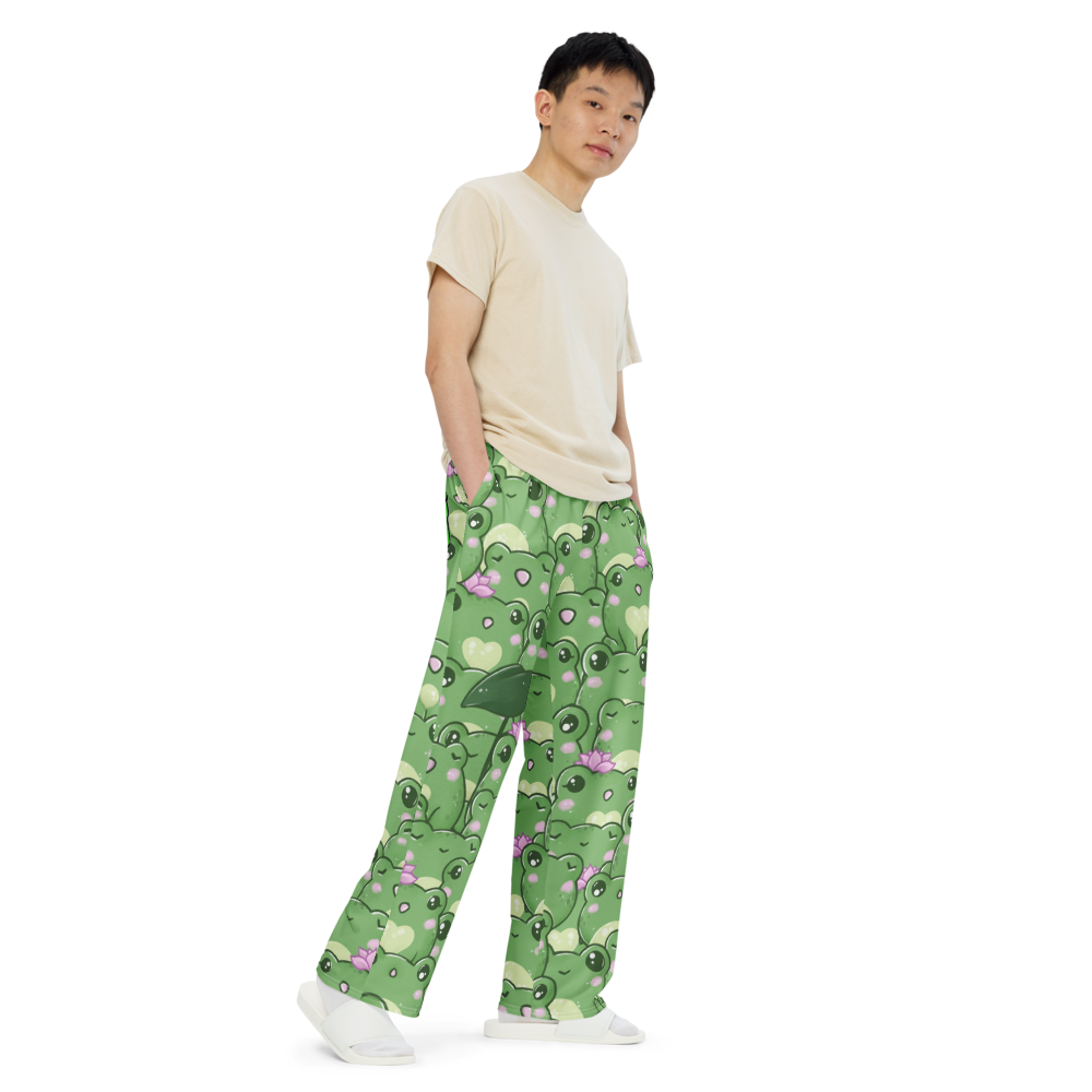 Silvy Chibi Angy, Frog Patterm Uni-Sex PJ Pants