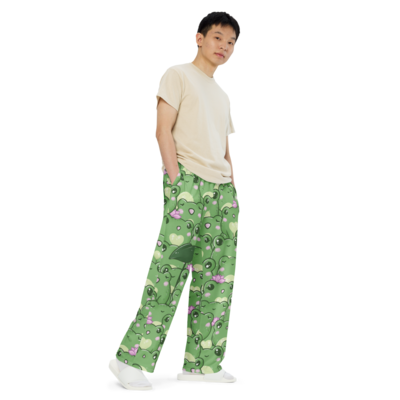 Silvy Chibi Angy, Frog Patterm Uni-Sex PJ Pants