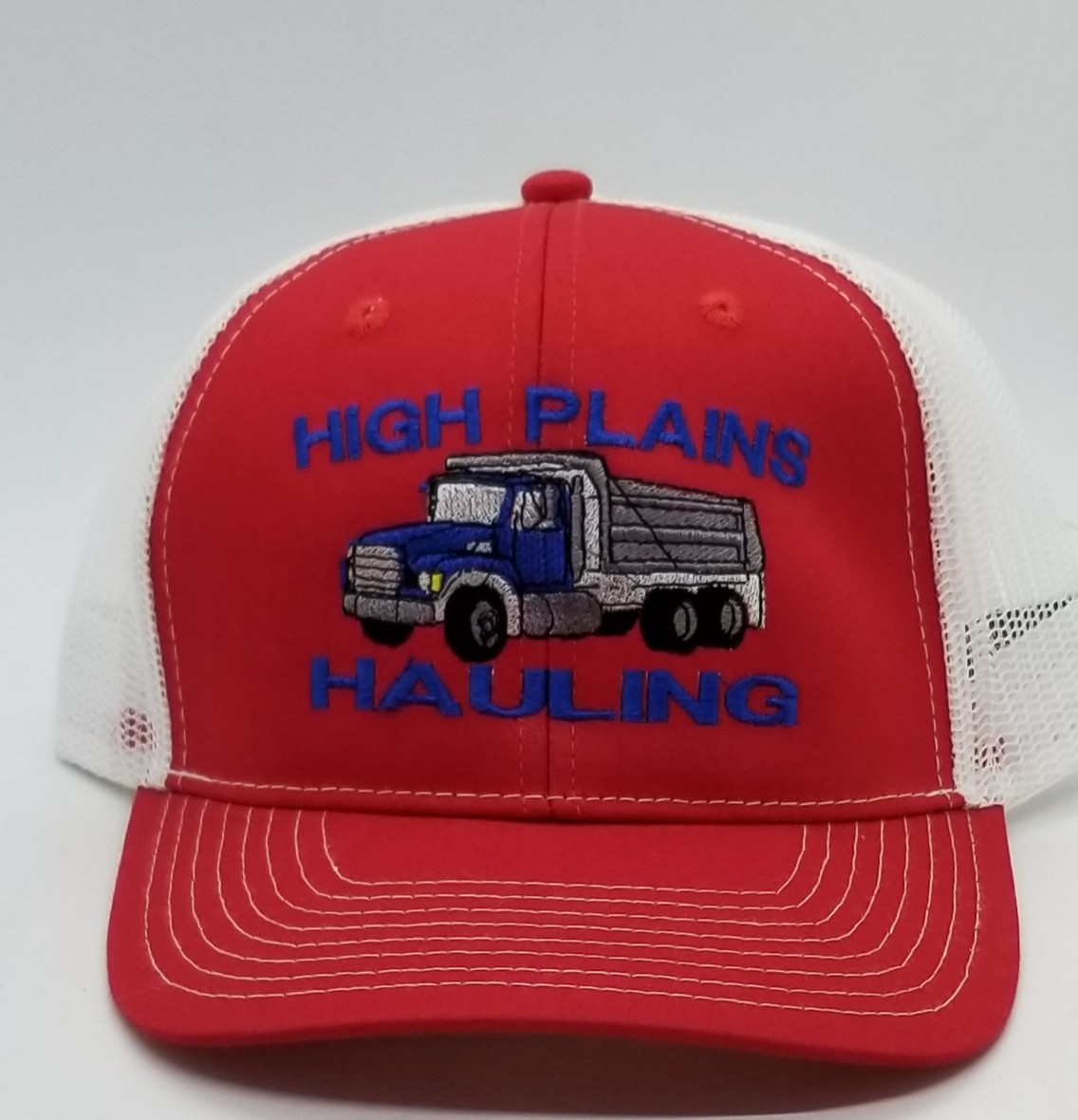 Dump Truck Design Flex Fit Custom Hat - 68 Hat Colors Available!!!